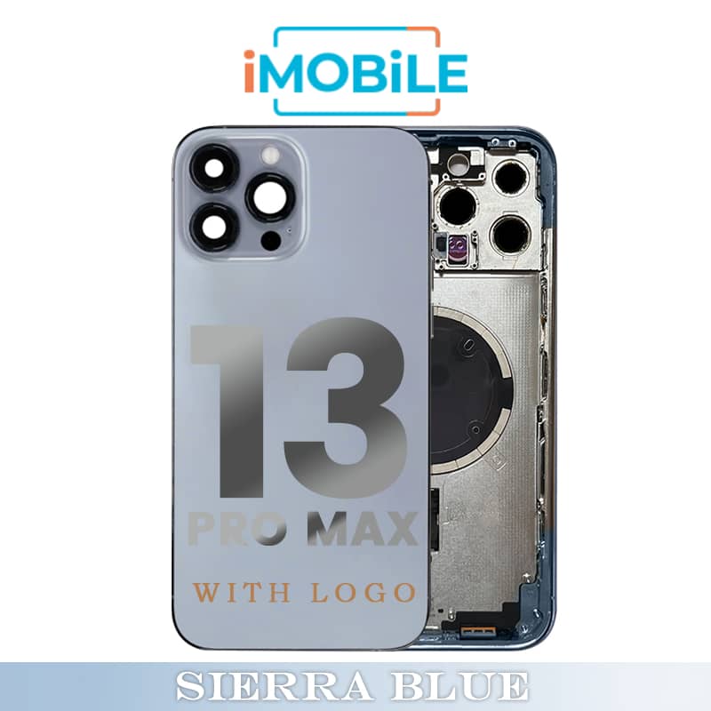 iPhone 13 Pro Max  Compatible Back Housing [No Small Parts] [Blue]