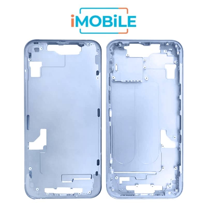 iPhone 14 Compatible Back Housing [No Small Parts] [Blue]