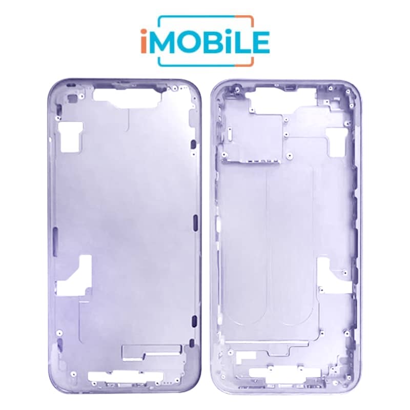 iPhone 14 Plus Compatible Back Housing [No Small Parts] [Purple]