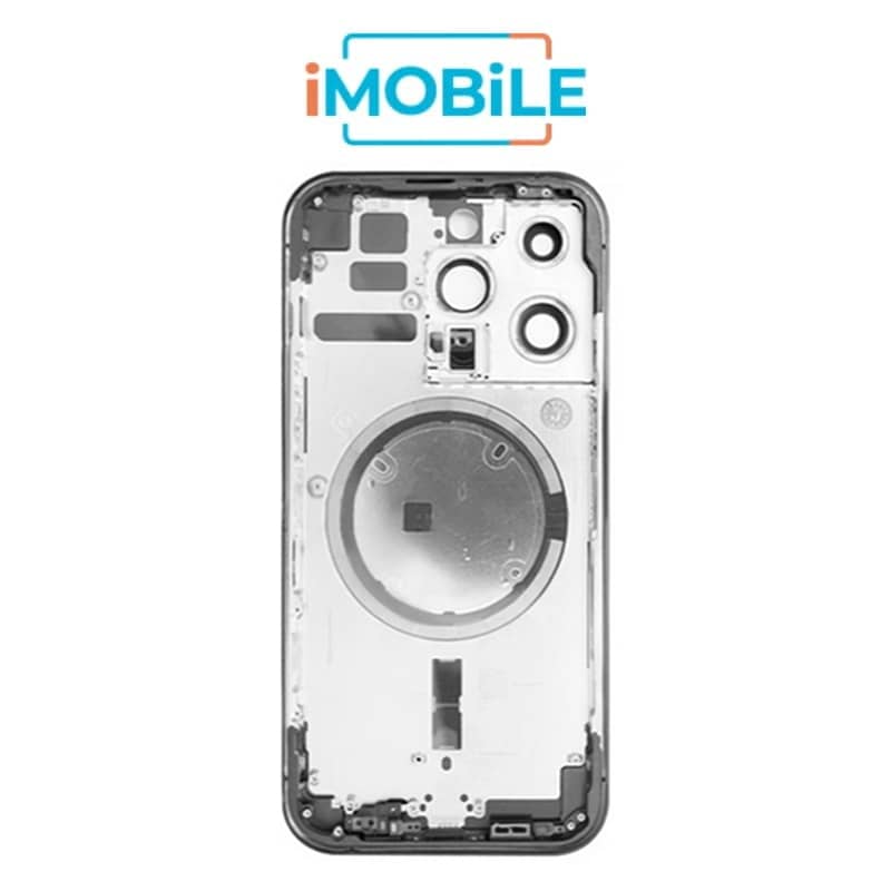 iPhone 14 Pro Compatible Back Housing [No Small Parts] [Space Black]