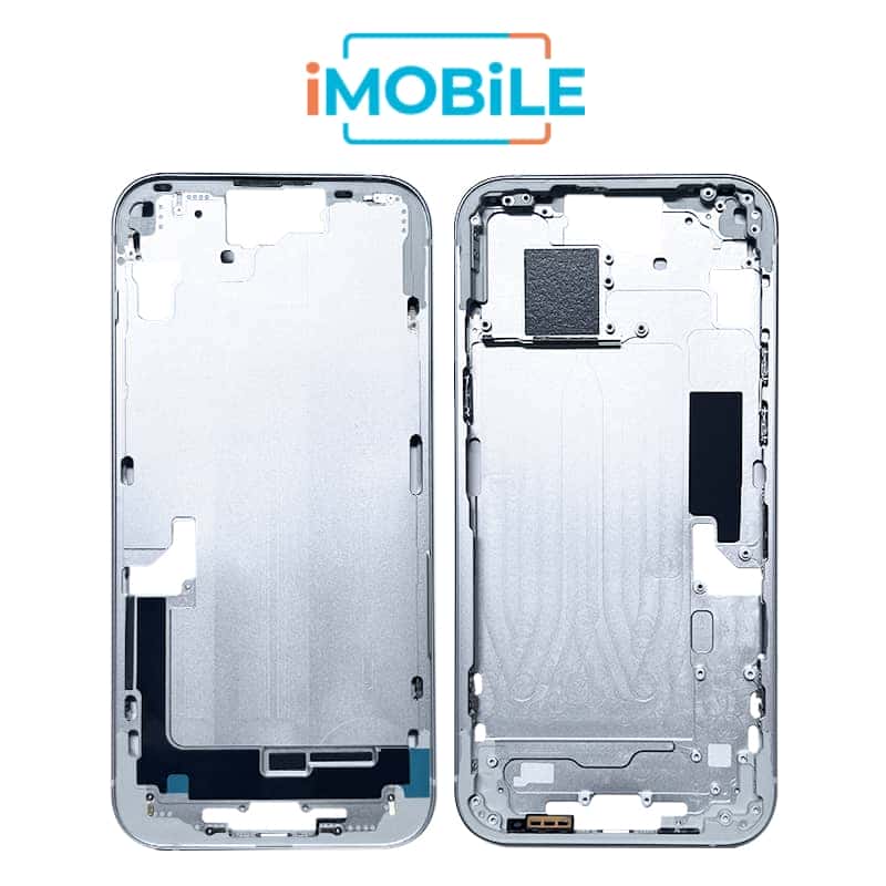 iPhone 15 Plus Compatible Back Housing [No Small Parts] [Blue]