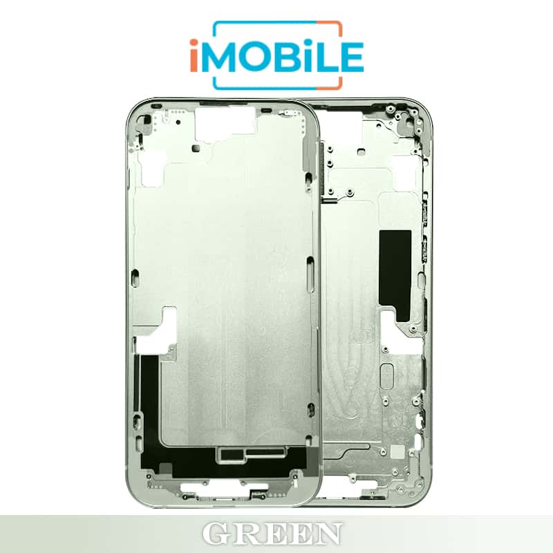 iPhone 15 Plus Compatible Back Housing [No Small Parts] [Green]