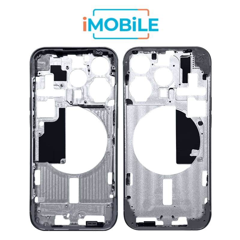 iPhone 15 Pro Compatible Back Housing [No Small Parts] [Blue Titanium]