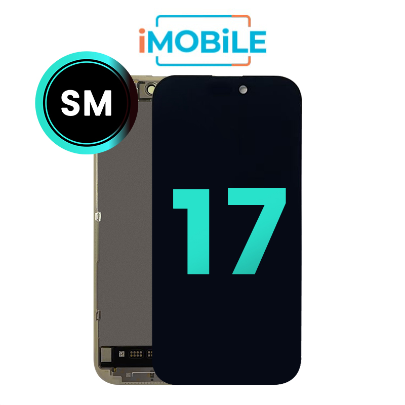 iPhone 17 (6.3 Inch) Compatible LCD (Soft OLED) Touch Digitizer Screen [SM]