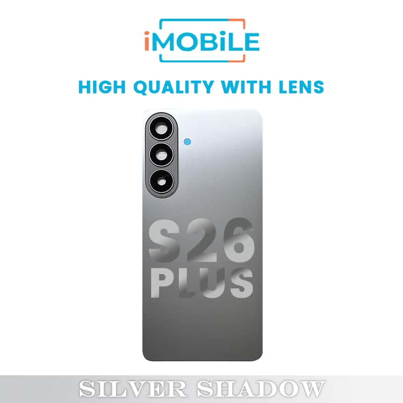 Samsung Galaxy S26 Plus (S947) Back Cover [High Quality with Lens] [Silver Shadow]