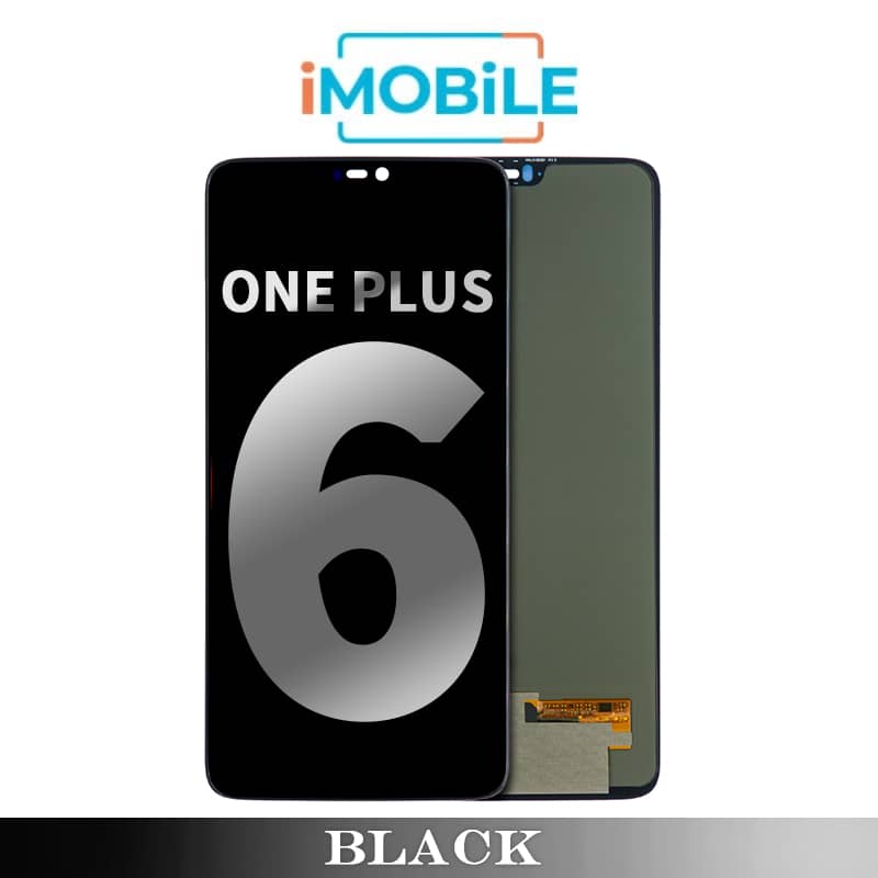 One Plus 6 Compatible LCD Touch Digitizer Screen Without Frame [Black]