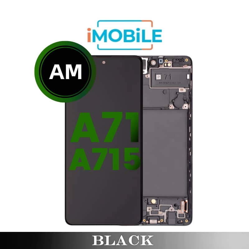 Samsung Galaxy A71 A715 LCD Touch Digitizer Screen [Aftermarket] [Black]