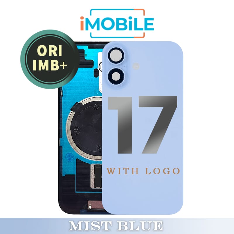 iPhone 17 Compatible Back Cover Glass Assembly with MagSafe [Mist Blue] [IMB Original]