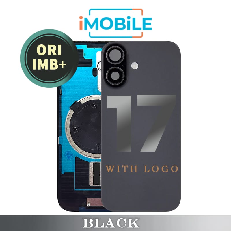 iPhone 17 Compatible Back Cover Glass Assembly with MagSafe [Black] [IMB Original]
