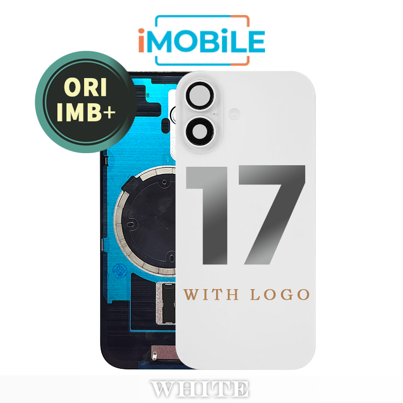iPhone 17 Compatible Back Cover Glass Assembly with MagSafe [White] [IMB Original]