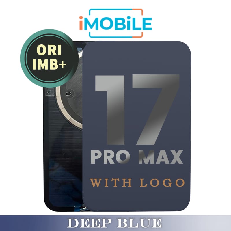 iPhone 17 Pro Max Compatible Back Cover Glass Assembly with MagSafe [Deep Blue] [IMB Original]