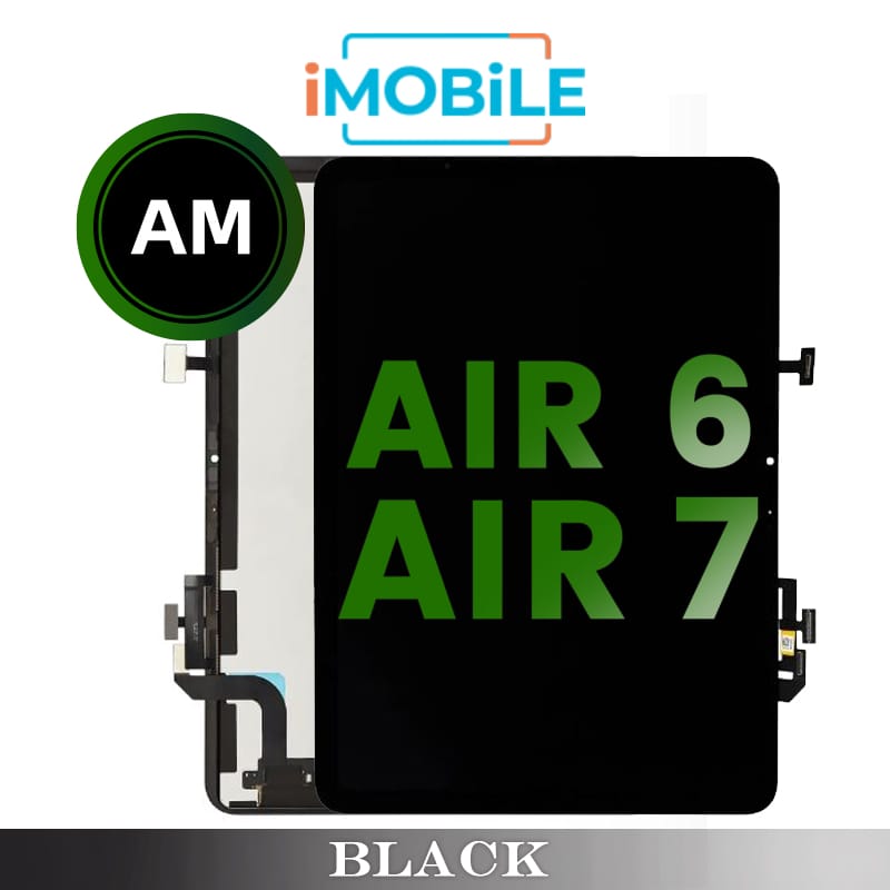 iPad Air 6 2024 / Air 7 2025 (11 Inch) Compatible LCD Touch Digitizer Screen [Aftermarket] [Black]