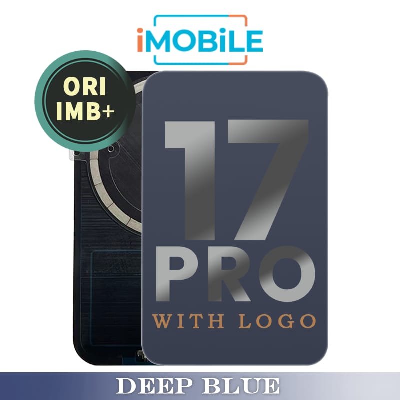iPhone 17 Pro Compatible Back Cover Glass Assembly with MagSafe [Deep Blue] [IMB Original]