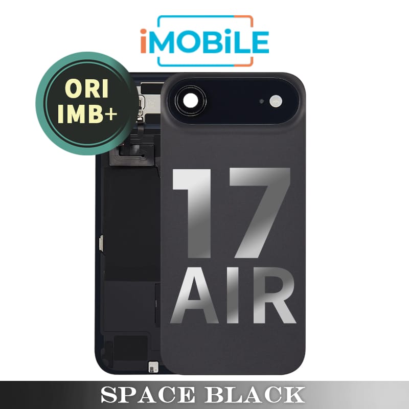 iPhone 17 Air Compatible Back Cover Glass Assembly with MagSafe [Space Black] [IMB Original]