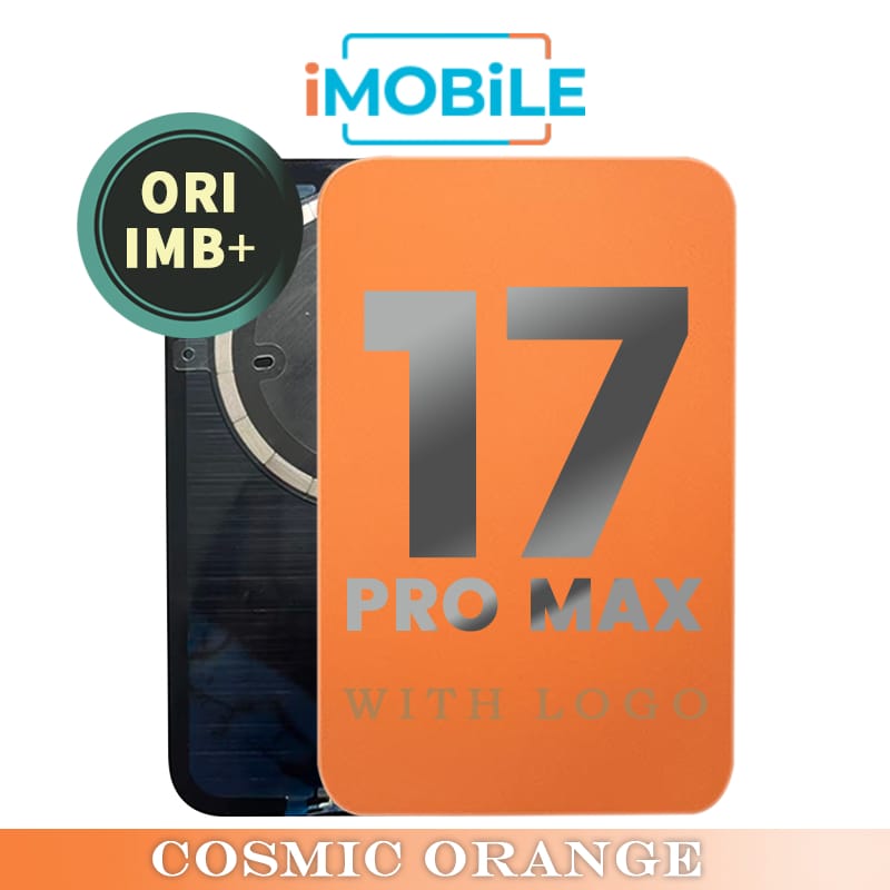 iPhone 17 Pro Max Compatible Back Cover Glass Assembly with MagSafe [Cosmic Orange] [IMB Original]