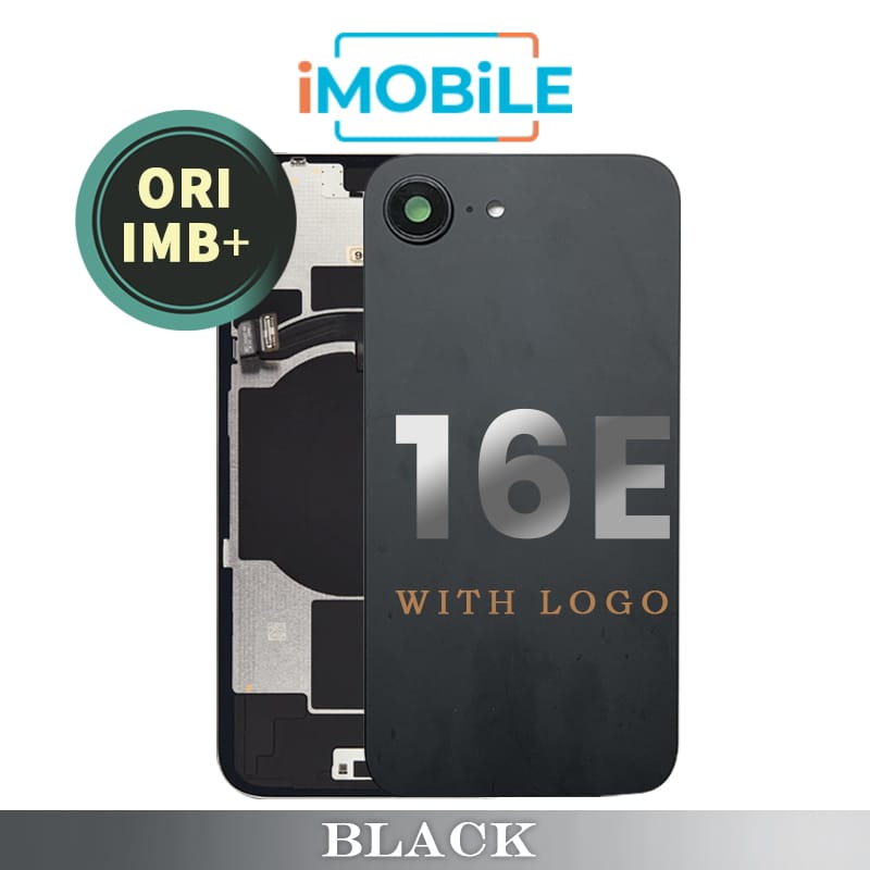 iPhone 16E Back Cover Glass Assembly With NFC [Black] [IMB Original]