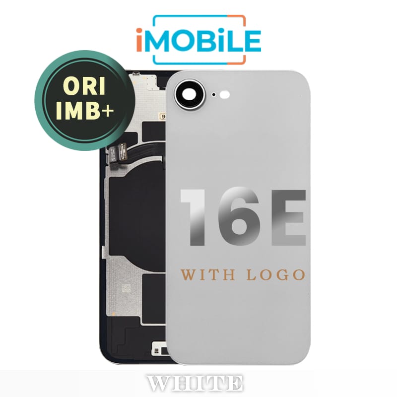 iPhone 16E Back Cover Glass Assembly With NFC [White] [IMB Original]