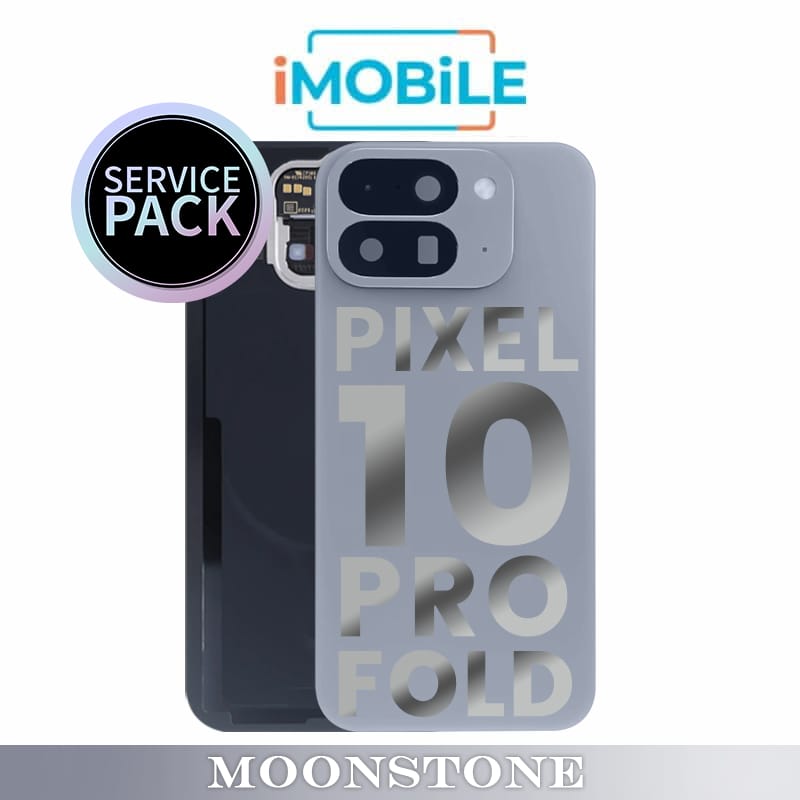 Google Pixel 10 Pro Fold Back Cover with Lens [Service Pack] [Moonstone / Grey] G949-01525-00