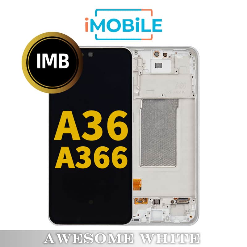 Samsung Galaxy A36 5G A366 LCD Touch Digitizer Screen [IMB] [Awesome White]