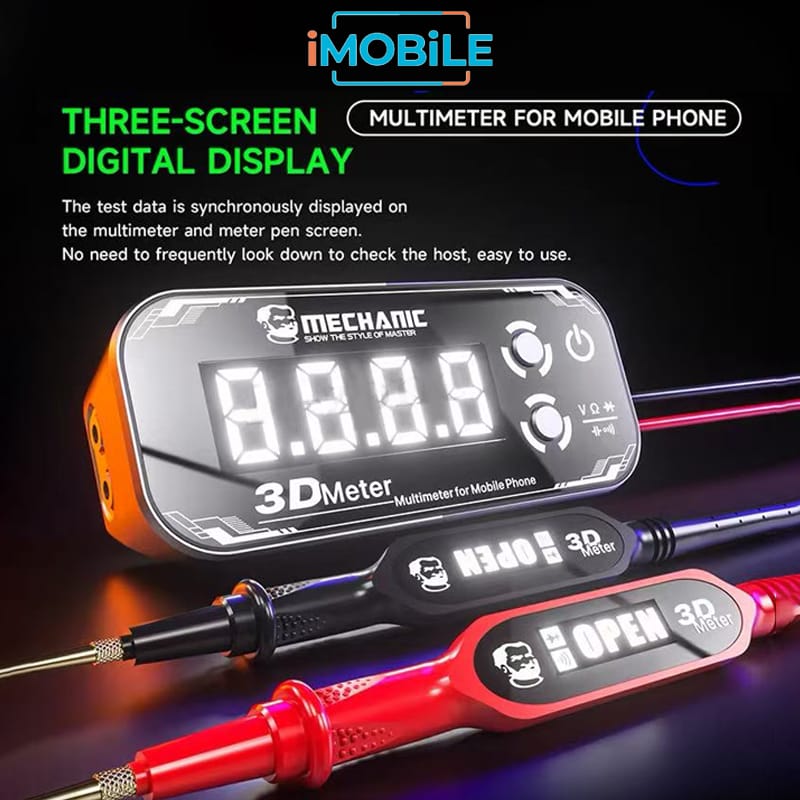 MECHANIC 3D Meter Multimeter Screen Display for phone Voltage Test