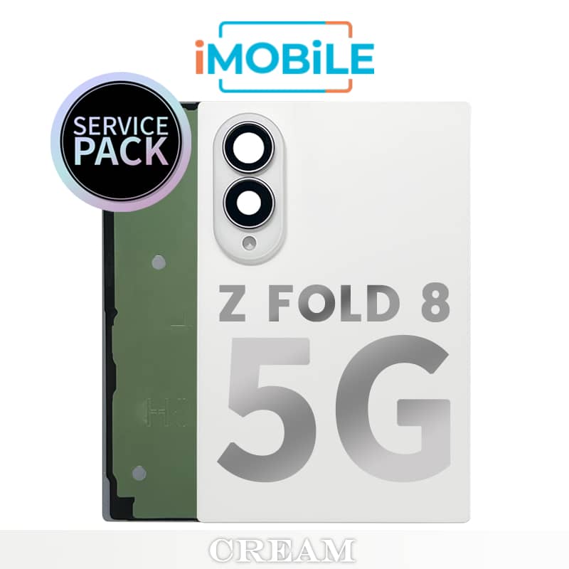 Samsung Galaxy Z Fold 8 (F971) Back / Battery Cover [Service Pack] [Cream] GH98-51047B