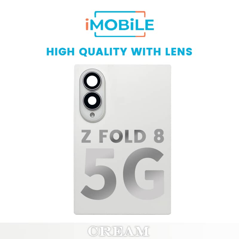 Samsung Galaxy Z Fold 8 (F971) Back / Battery Cover [High Quality] [Cream]