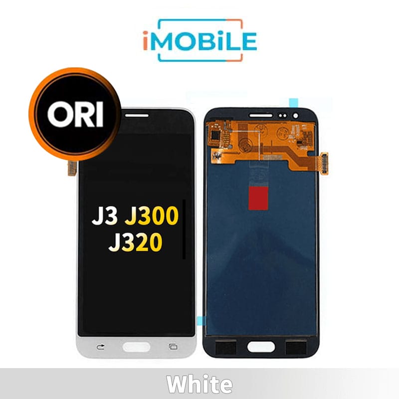Samsung Galaxy J3 J300 J320 LCD and Digitizer Screen Orginal [White] [Include Adhesive]