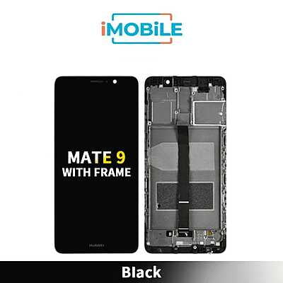 Huawei Mate 9 Compatible LCD Touch Digitizer Screen with Frame [Black]