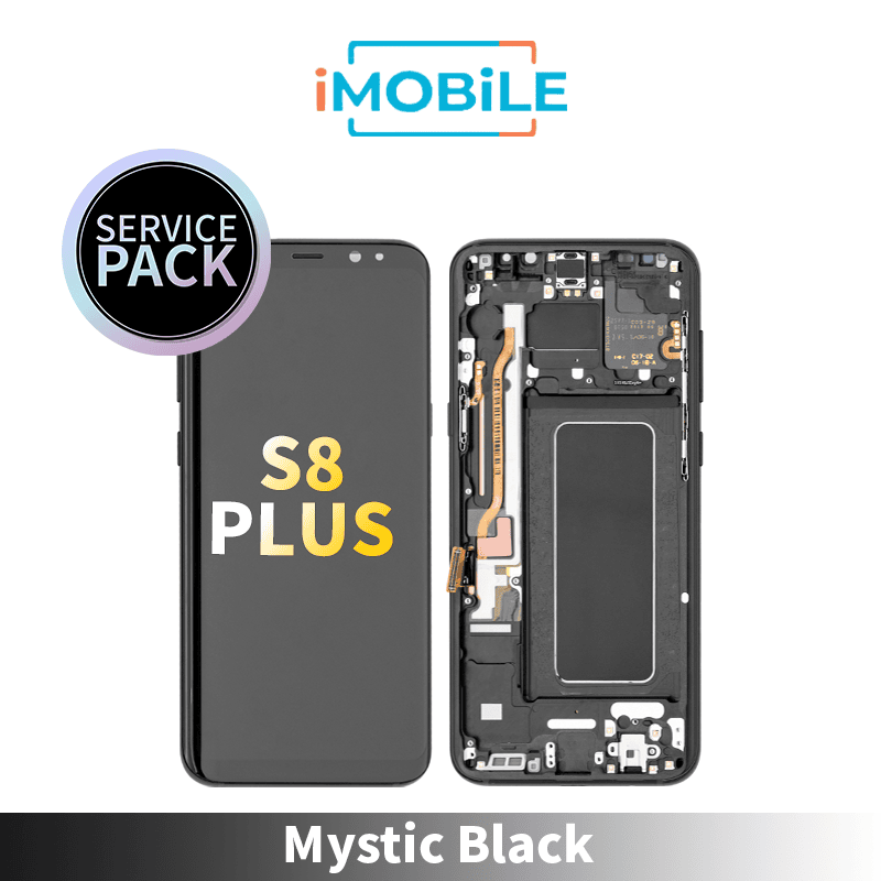 Samsung Galaxy S8 Plus (G955) LCD Touch Digitizer Screen [Service Pack] [Mystic Black] GH97-20470A