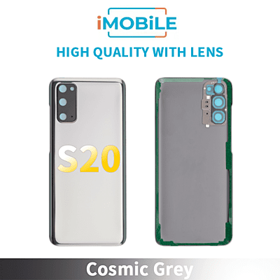Samsung Galaxy S20 G980 Back Cover [High Quality with Lens] [Cosmic Grey]