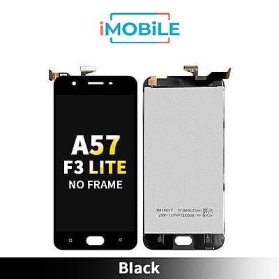 OPPO A57 (2016) / OPPO F3 Lite Compatible LCD Touch Digitizer Screen No Frame [Black]