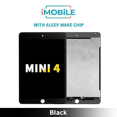iPad Mini 4 (7.9 Inch) Compatible LCD Touch Digitizer Screen Black [with Sleep Wake Chip]