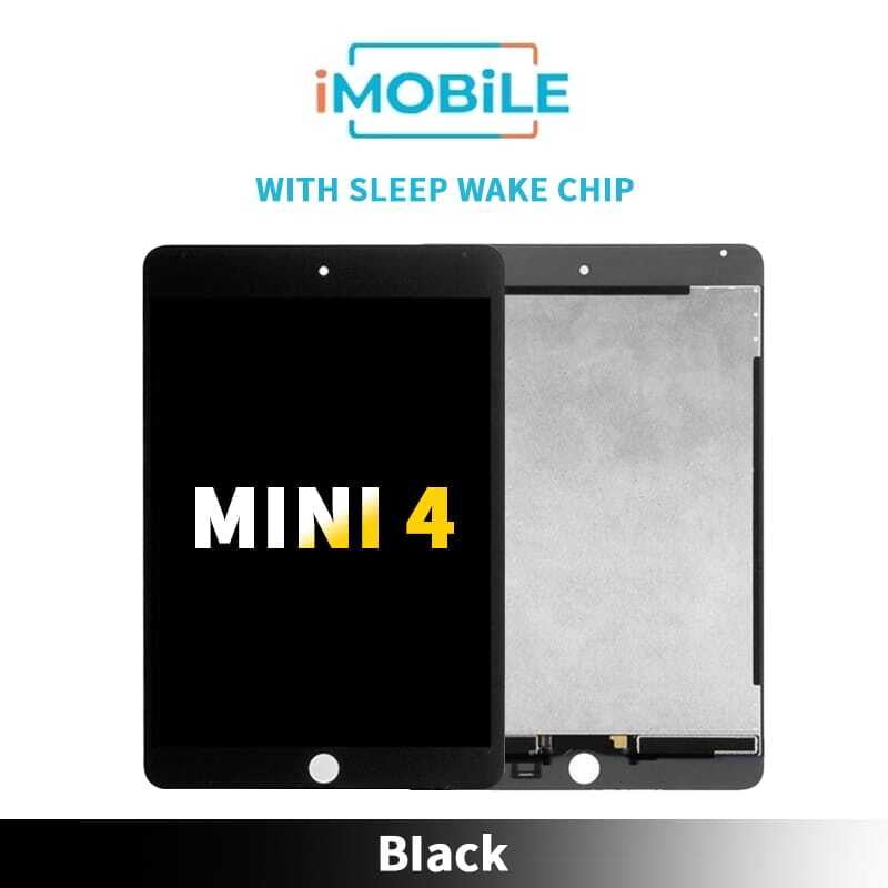 iPad Mini 4 (7.9 Inch) Compatible LCD Touch Digitizer Screen Black [with Sleep Wake Chip]