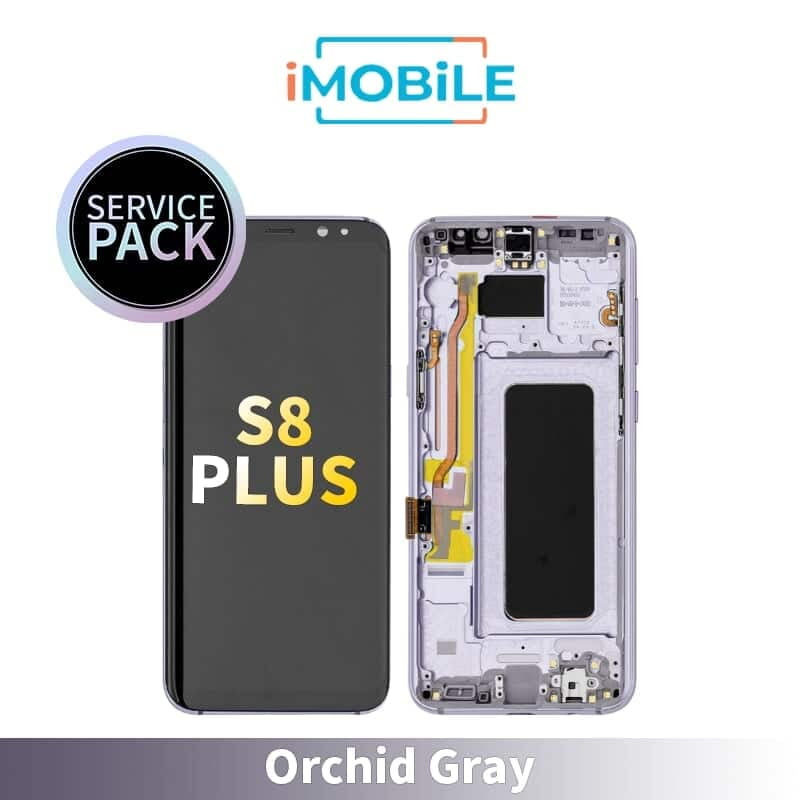 Samsung Galaxy S8 Plus (G955) LCD Touch Digitizer Screen [Service Pack] [Orchid Gray]