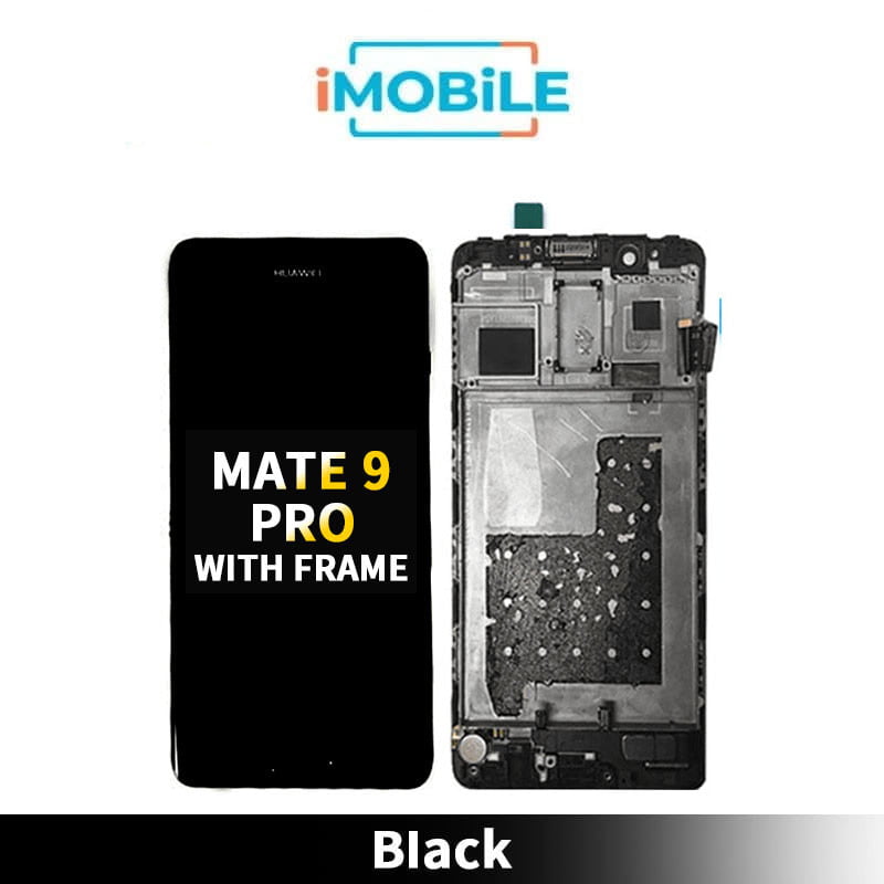 Huawei Mate 9 Pro Compatible LCD Touch Digitizer Screen with Frame [Black]