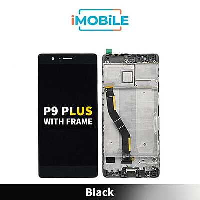 Huawei P9 Plus Compatible LCD Touch Digitizer Screen with frame [Black]