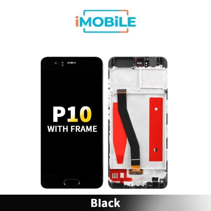 Huawei P10 LCD And Touch Assembly With Frame [Black]