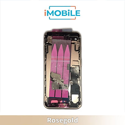 iPhone 7 Plus Compatible Back Housing Full Assembly With Accessories [Rosegold]