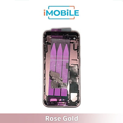 iPhone 7 Plus Compatible Back Housing Full Assembly With Accessories [Rosegold]