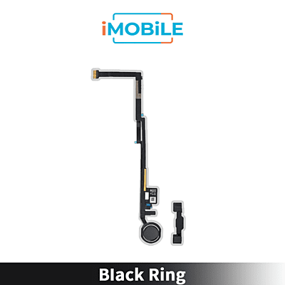 iPad 5 (2017) / iPad 6 (2018) Compatible Home Button Flex [Black Ring]