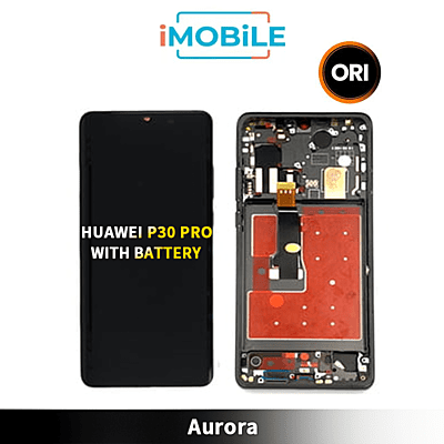 Huawei P30 Pro Middle Frame with Battery [Secondhand Original] [Aurora]