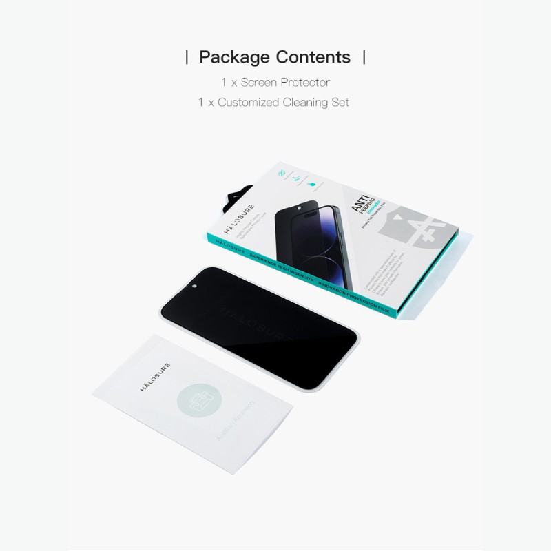 Halosure 2.5D Innovador Shield [Privacy] Tempered Glass, iPhone 18 Pro Max