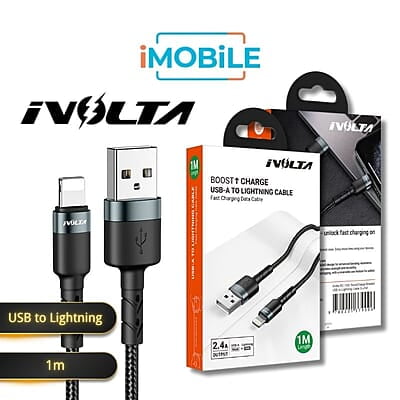 iVolta [RC-100i] BoostCharge 1m Braided USB to Lightning Cable