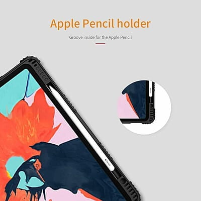 Armor Clear Flip Case with Pencil Holder, iPad 10.9"/11" - Air 4 5 6 (2024) / 10.9" / Pro 11" 1st - 4th Gen Armor Clear Flip Case with Pencil Holder, iPad 10.9"/11" - Air 4 5 6 (2024) / 10.9" / Pro 11" 1st - 4th Gen