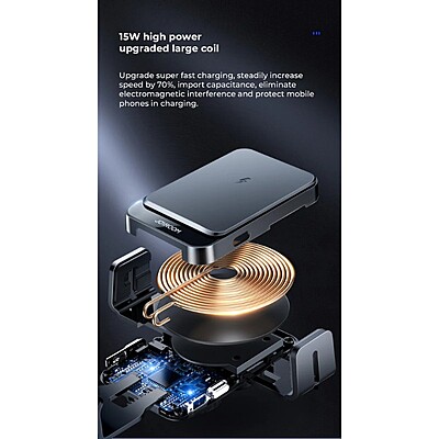 JoyRoom JR-ZS219 15W Auto Alignment Wireless Charge Car Mount Phone Holder (Windshield / Dashboard) JoyRoom JR-ZS219 15W Auto Alignment Wireless Charge Car Mount Phone Holder (Windshield / Dashboard)