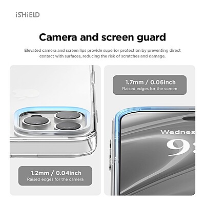 iShield Crystal Palace Clear Case for iPhone 16 Pro Max