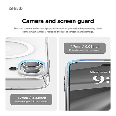 iShield [MagSafe] Crystal Palace Clear Case for iPhone 16