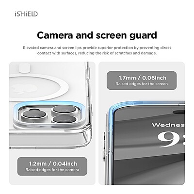 iShield [MagSafe] Crystal Palace Clear Case for iPhone 16 Pro