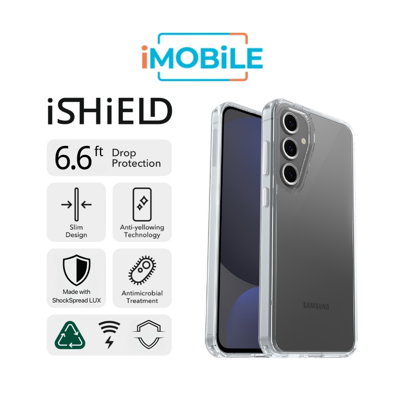 iShield Crystal Palace Clear Case, Samsung s24 FE iShield Crystal Palace Clear Case, Samsung s24 FE
