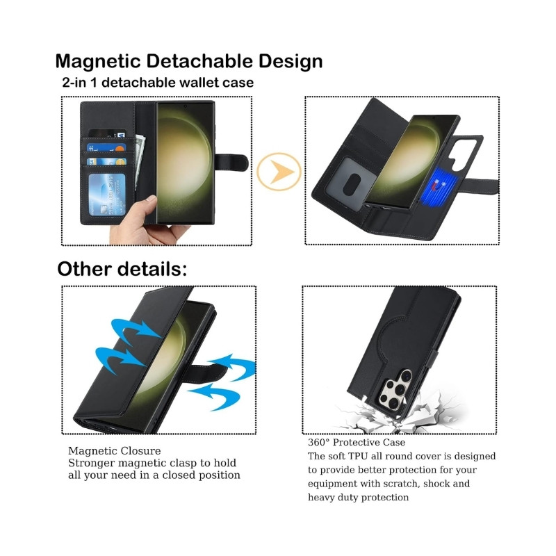 Uniq Glow [MagSafe] Magnetic Wallet Case, Samsung s25 Plus